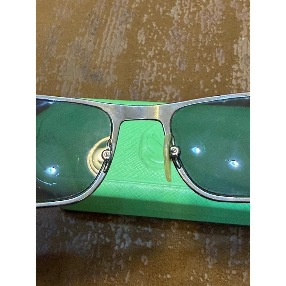 Prada Milano Sunglasses Gunmetal Rectangular RAP5222AA RC001 Made in Italy
